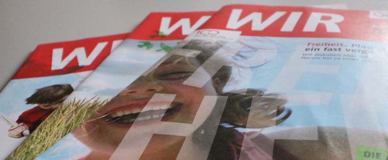 Dieses Foto zeigt das Cover der AWO-Mitgliederzeitung "WIR"